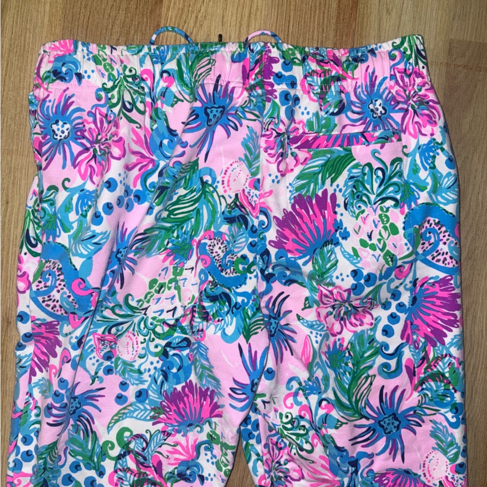LILLY PULITZER size medium m Emora Knit Pant Mandevilla Baby Paradise - Picture 6 of 9